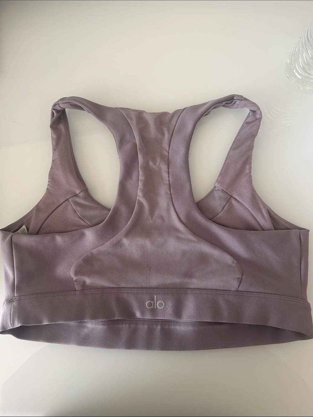 ALO Yoga Mauve Racerback Support Sports Bra